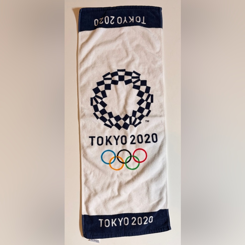 Tokyo Olympics 2020 Original Official Merchandise Hand Towel - Made In Japan